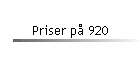 Priser p 920